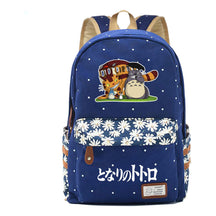 Printed Youth Student School Bag Fragmented Flower Leisure Backpack