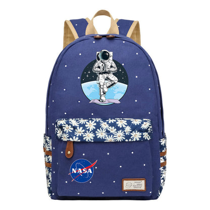 Fashionable Printed Student Backpack From Nasa, Casual Backpack