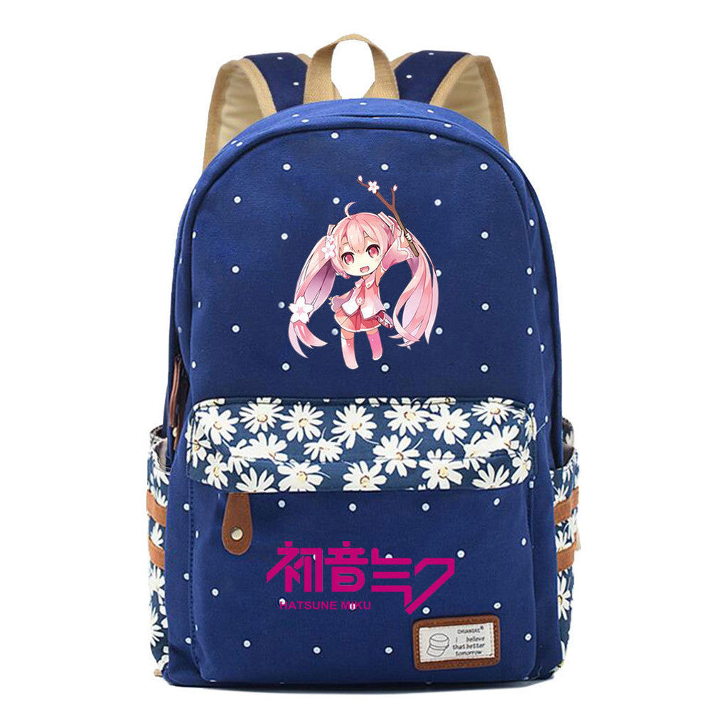 Printed Teenage Primary And Secondary School Backpack For Girls, Casual Backpack