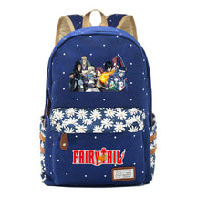 Teenage Student Backpacks, Floral Canvas, Girl Shoulders