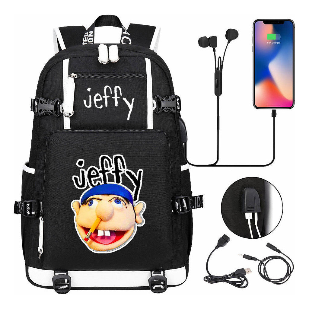 Printed Teenage Student Backpack, Men's And Women's Backpacks, Leisure Travel Backpacks