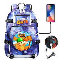 Usb Printed Student Backpack For Men And Women's Leisure Travel Backpack