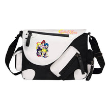 Beauty Girl Warrior Printed Youth Student School Bag Canvas Single Shoulder Bag Men's And Women's Casual Straddle Backpack