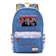 Cartoon Teenage Girl Student Backpack Casual Canvas Backpack