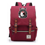 Printed Teenage Student Backpack For Men And Women With Casual Belt Buckle Classic Backpack