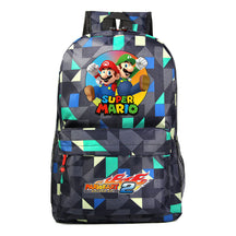 Super Mario Starry Sky Student Backpack For Men And Women's Leisure Travel Backpack