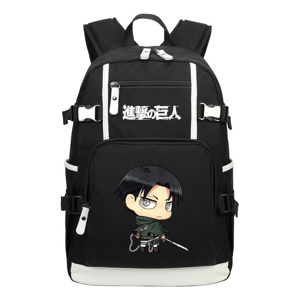 Giant Soldier Captain Alan Of Anime Attack Student Backpacks, Men's And Women's Backpacks, Leisure Travel Backpacks, Backpacks
