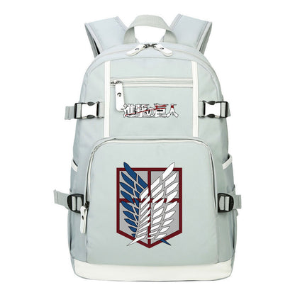 Giant Wings Of Cartoon And Anime Attack Student Backpacks, Men's And Women's Backpacks, Leisure Travel Backpacks
