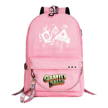 Cartoon Strange Town Youth Student School Bag Men's And Women's Leisure Travel Backpack