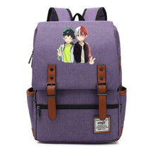 Anime My Heroes Academy Printed Youth Student School Bag Casual Belt Buckle Classic Backpack
