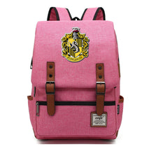School Of Magic Printed Student School Bag Men's And Women's Casual Belt Buckle Classic Backpack