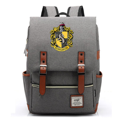 School Of Magic Printed Schoolbags For Men And Women Leisure Belt Buckle Classic Backpack 38*27*12.5cm