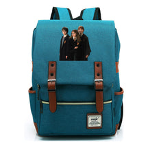 Academy Of Magic Print Teen Student School Bag For Men And Women Casual Belt Buckle Classic Backpack