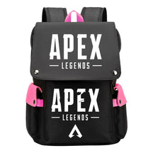 Apex Hero Print Usb Charging Cap Head Style Student School Bag Casual Backpack