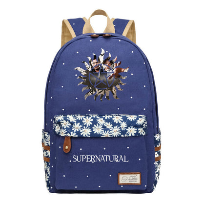 Evil Power Printed Student School Bag Fashion Casual Backpack