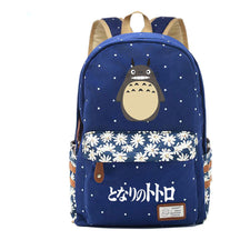 Printed Youth Student School Bag Fragmented Flower Leisure Backpack