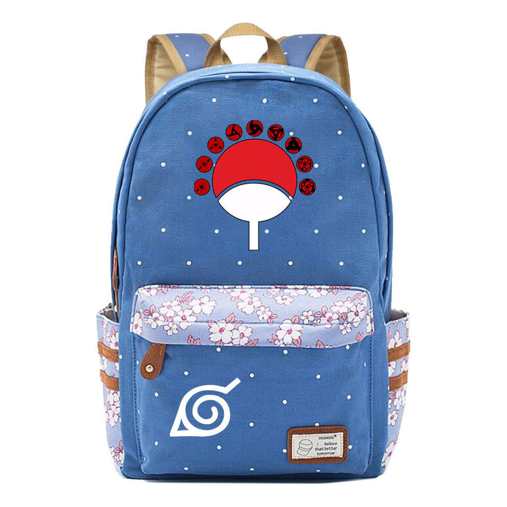 Naruto Youth Student School Bag Fashion Casual Backpack
