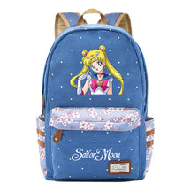 Anime Surrounding Beauty Girl Warrior Youth Student School Bag Fragmented Flower Boy's And Girl's Leisure Backpack