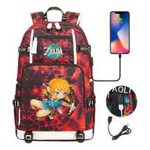 Printed Teenage Student Backpack For Men And Women With Backpacks