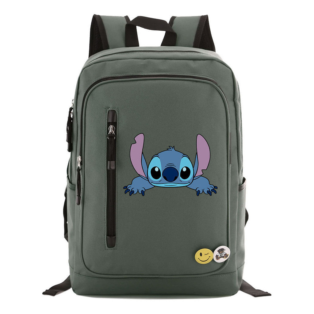 Sports Football Star Printed Youth Student Backpack For Leisure Travel Backpack