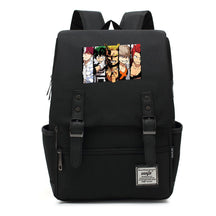 Anime My Heroes Academy Printed Youth Student Backpack Men's And Women's Leisure Belt Buckle Classic Backpack
