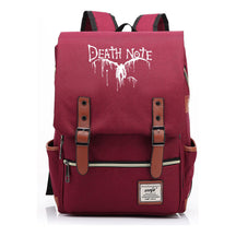 Manga Death Note Youth Student School Bag Men's And Women's Leisure Belt Buckle Backpack