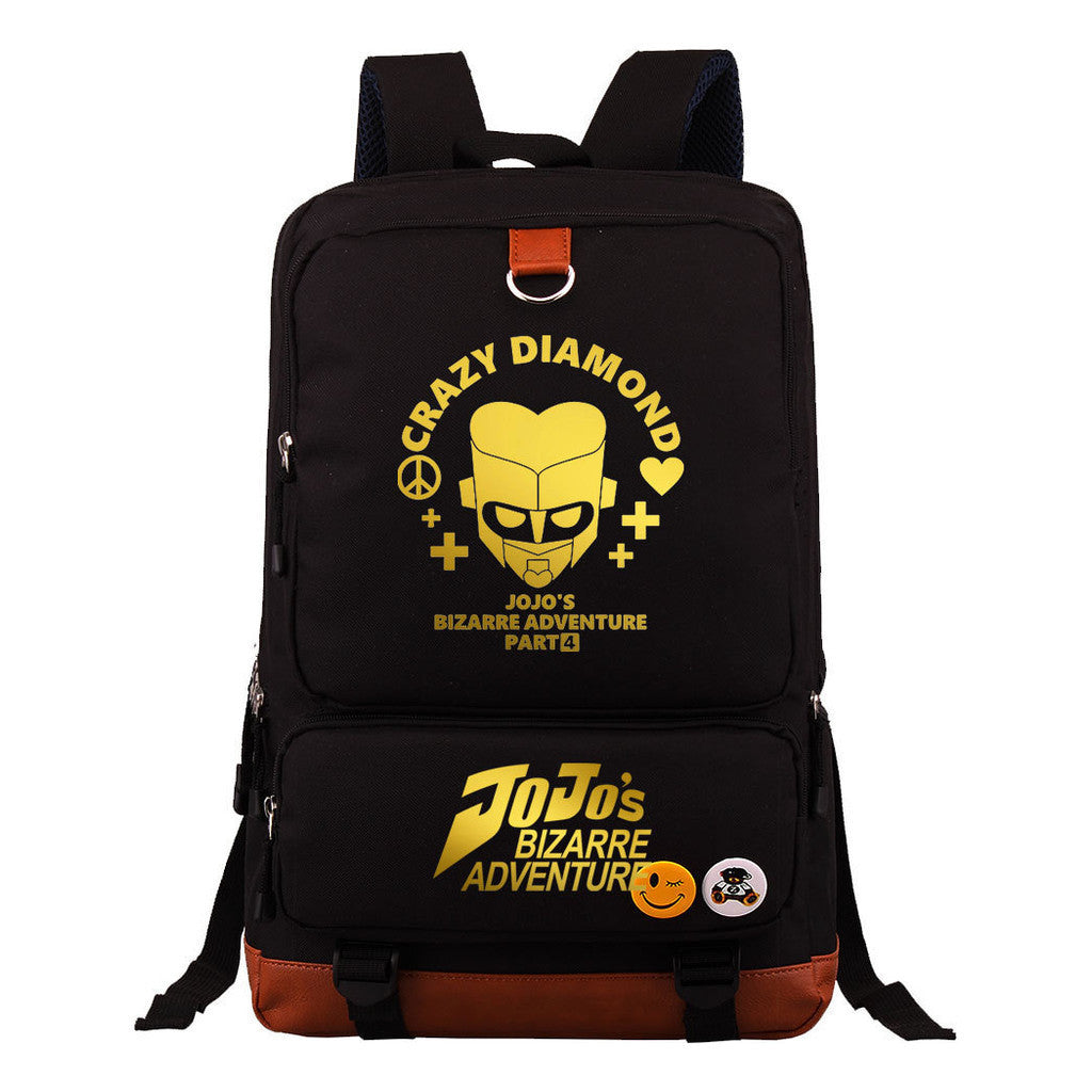 Cartoon Comic Jojo's Wonderful Adventure Youth Student Backpack Backpack Travel Bag