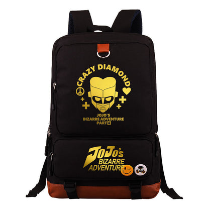 Cartoon Comic Jojo's Wonderful Adventure Youth Student Backpack Backpack Travel Bag