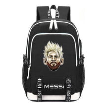 Sports Football Stars, Teenagers, Primary And Secondary School Students, Backpack Usb, Men's And Women's Leisure Backpack