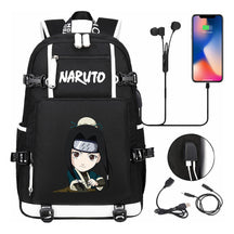 Naruto Usb Large Capacity Youth Student Backpack For Men And Women's Leisure Travel Backpack