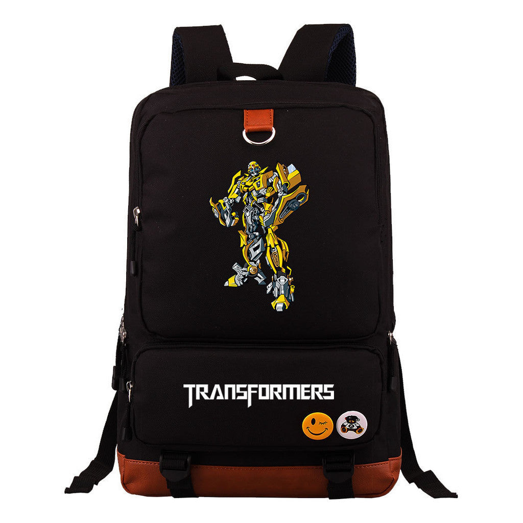 Transformed Mecha Youth Student Backpack, Men's And Women's Backpack, Travel Bag