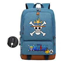Printed Usb Youth Student Backpack For Leisure Travel Backpack