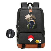 Naruto Print Usb Youth Student Backpack Leisure Travel Backpack