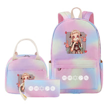 Teenage Student Girl Backpack Lunch Bag Three Piece Set Backpack Set