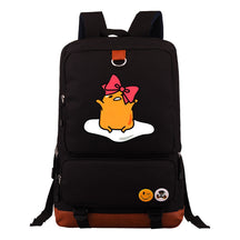 Cartoon Anime Lazy Egg Youth Student Backpack With Large Capacity Travel Bag For Boys And Girls Backpack