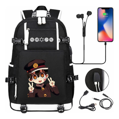 Usb Large Capacity Youth Student Backpack For Men And Women's Leisure Travel Backpack