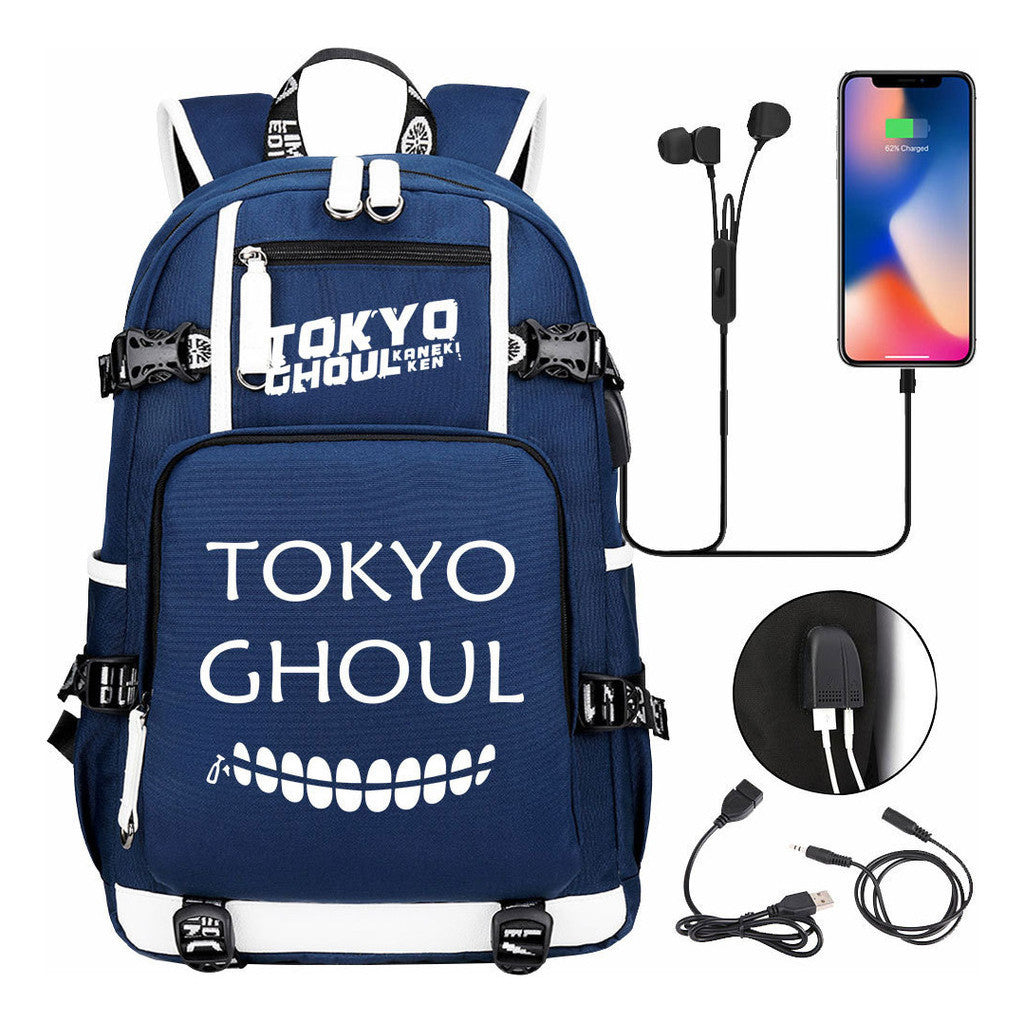 Usb Large Capacity Youth Student Backpack For Leisure Travel Backpack
