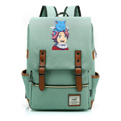 Printed Schoolbag Leisure Belt Buckle Classic Backpack For Young Students
