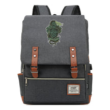 School Of Witchcraft And Wizardry Youth Student Backpack Usb Leisure Belt Buckle Backpack
