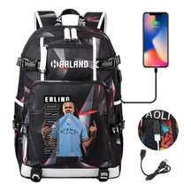 Basketball Star Harland Printed Youth Student Backpack With Large Capacity Leisure Travel Backpack