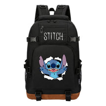 Interstellar Baby Stitch Printed Youth Student Backpack Boys and Girls Backpack