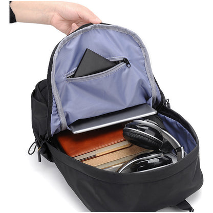 Schoolbag, Men's Business Backpack, Large Capacity Leisure Travel Sports Bag, Computer Bag