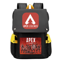 Apex Hero Print Usb Charging Cap Headpiece Student Backpack Leisure Backpack