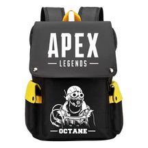 Apex Hero Print Usb Charging Head Youth School Bag Casual Backpack