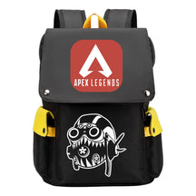 Apex Hero Print Usb Charging Head Youth School Bag Casual Backpack
