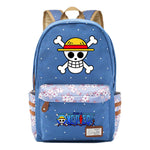 Anime Pirate Wang Lufei Printed Student School Bag Fragmented Flower Leisure Backpack