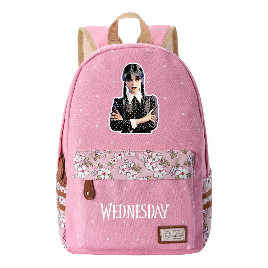 Printed Student Backpack, Fashionable And Casual Backpack