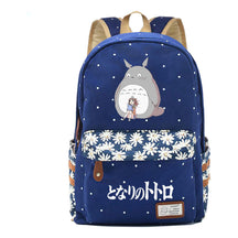 Printed Youth Student School Bag Fragmented Flower Leisure Backpack