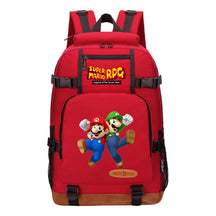 Super Mario Printed Youth Backpack For Leisure Travel Backpack