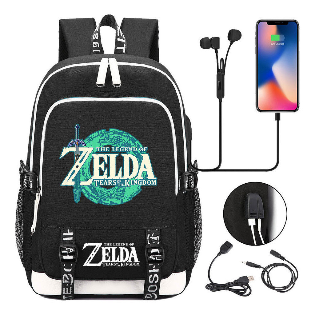 Usb Student Backpack For Men And Women's Leisure Sports Backpack